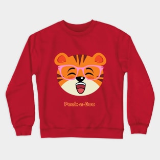 Peek-a-Boo Tiger Crewneck Sweatshirt